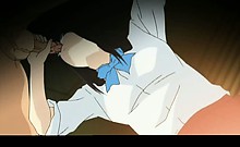 Lusty Hentai Schoolgirl Blowing Huge Dick On Knees