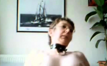 Webcam of horny mom hacked by not her bad son !