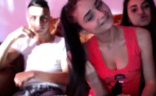 Webcam teens threesome party