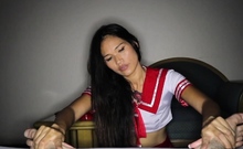 Thai schoolgirl amateur teen sex chair