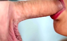 Hottest No Hands Blowjob - Sloppy Cum Mouth (deepthroat)