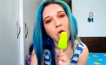 coosmiclisa-sucking-and-licking-my-ice-cream xxx video