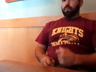 Bearded Bro Public Solo in Coffee Shop