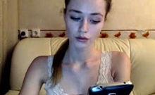 Brunette Solo Webcam Masturbation