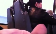 Cock Flashing On The Bus