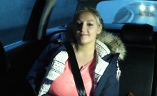 Busty Blonde Amateur Fucked From Behind In Taxi