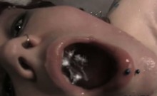 Submissive chubby Piss drinking girl